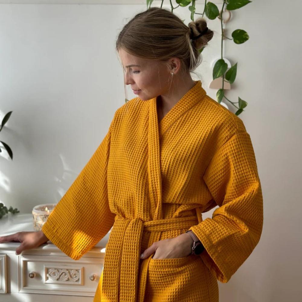 cotton-waffle-v-neck-bathrobe-machine-washable-breathable-img1.jpg