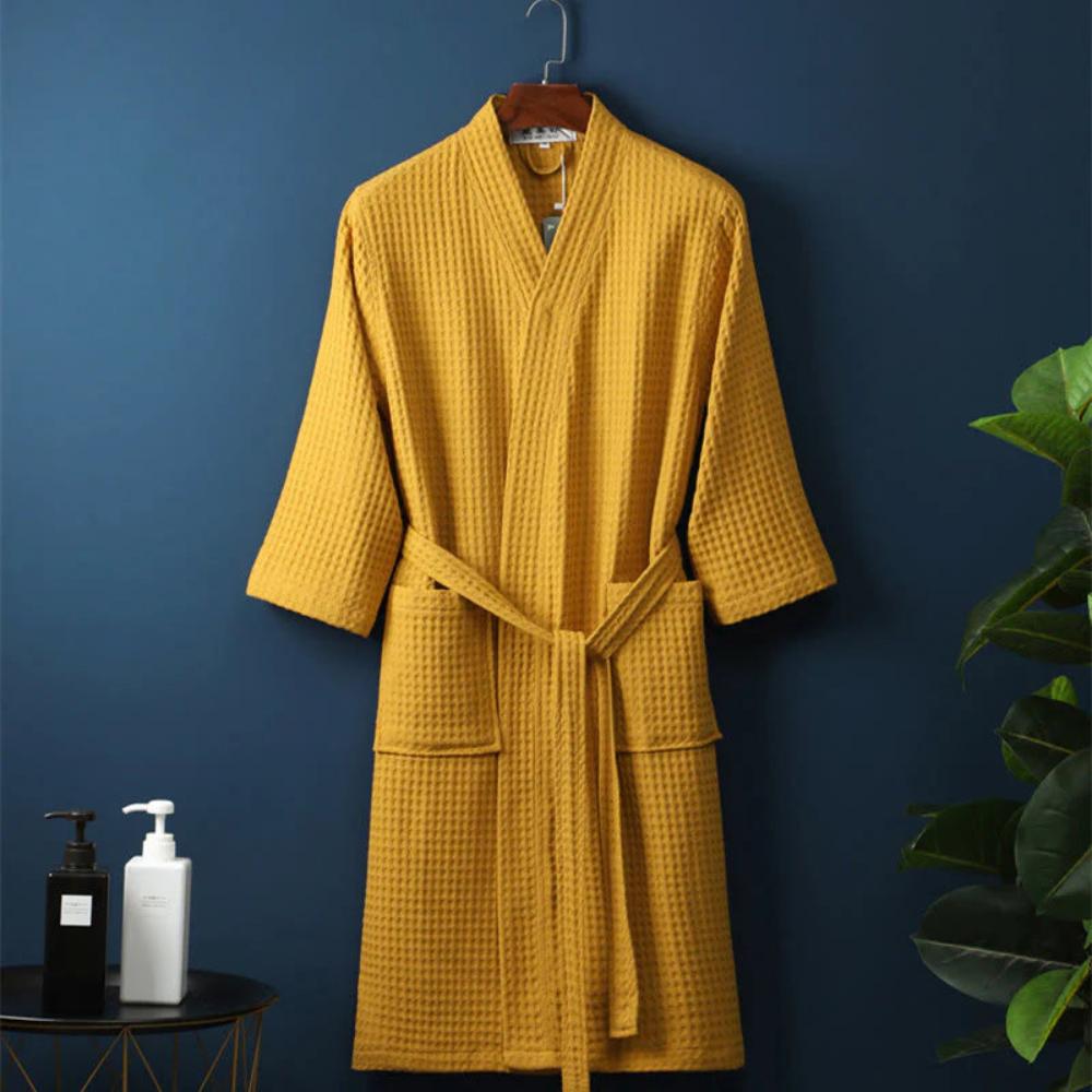 cotton-waffle-v-neck-bathrobe-machine-washable-breathable-img6.jpg