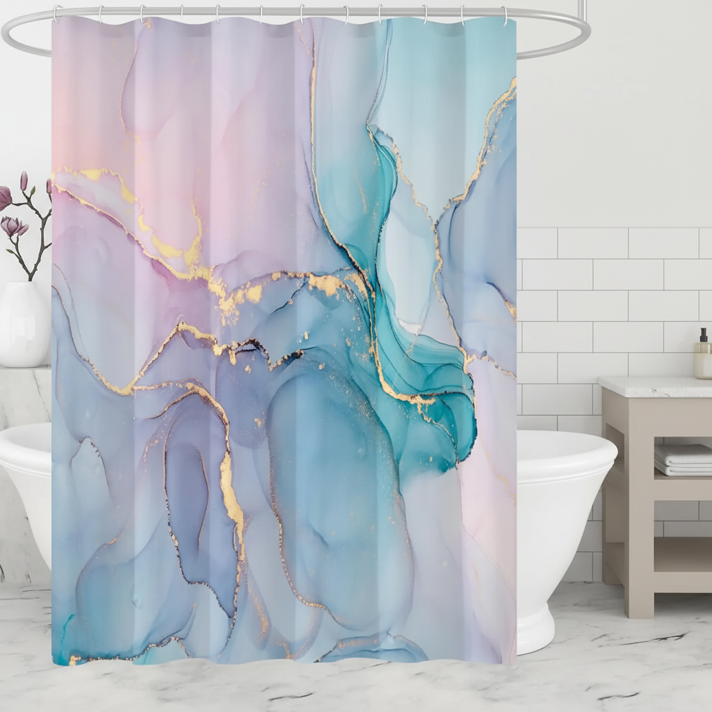 marble-print-shower-curtain-waterproof-quick-dry-img1.png