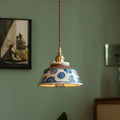nordic-ceramic-pendant-light-with-copper-fitting-floral-pattern-img1.webp