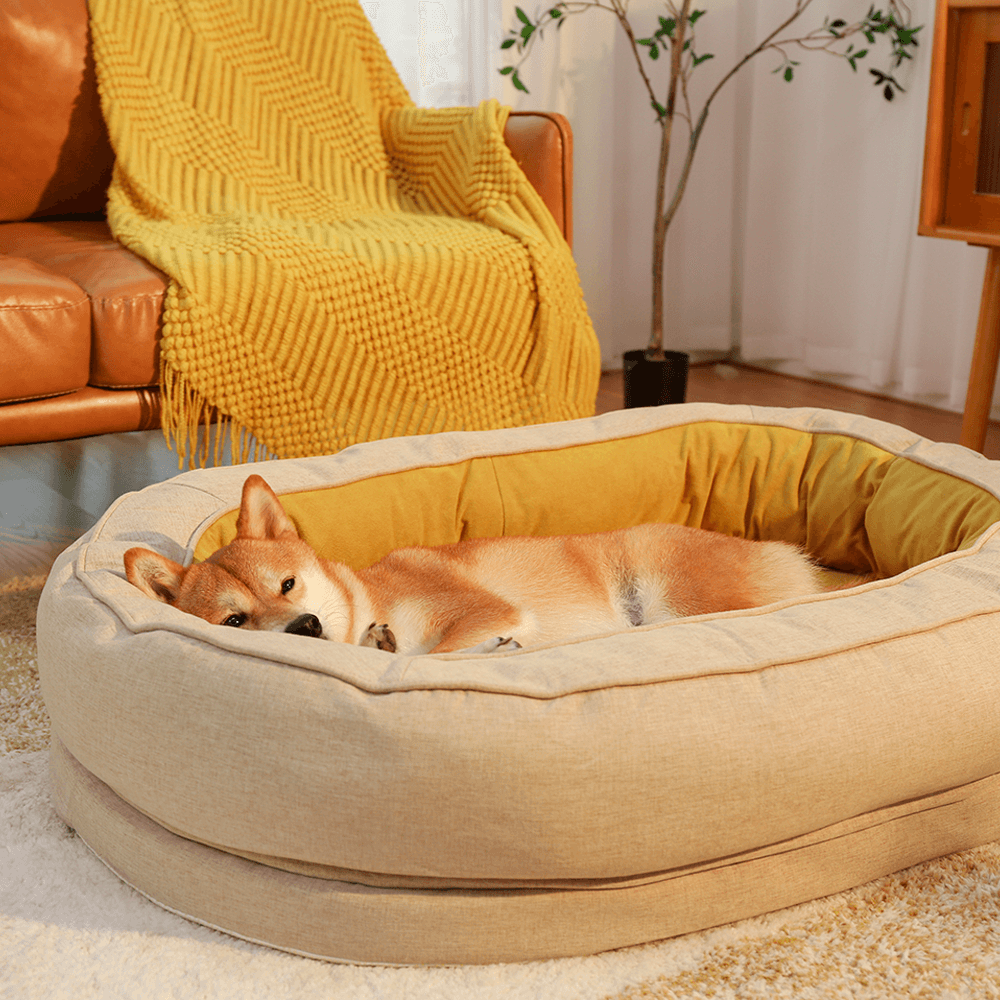 washable-waterproof-non-slip-fleece-donut-dog-bed-with-removable-cover-img1.png