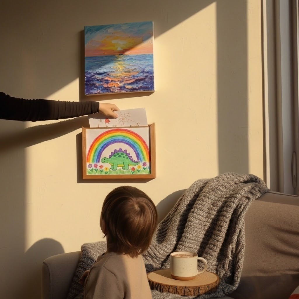 wood-look-display-frame-with-integrated-art-storage-for-kids-img4.jpg